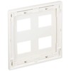 Panasonic Cosmo Series Wide 21 Outlet Plate for 4 White