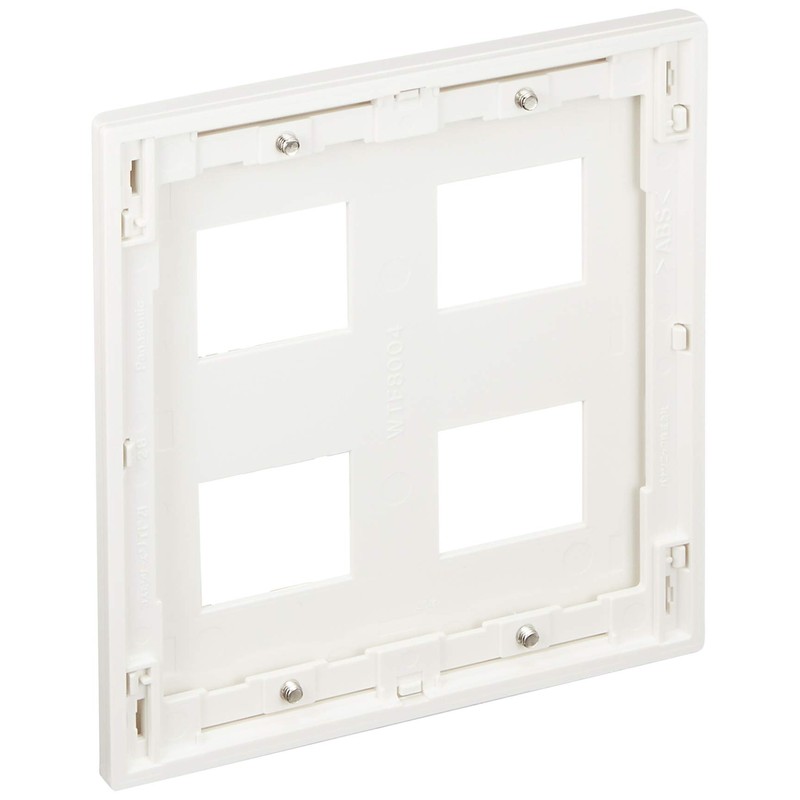 Panasonic Cosmo Series Wide 21 Outlet Plate for 4 White