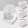 GAESHOW Pack of 4 Water-Absorbent Diatomite Drink Coasters, Quick Drying