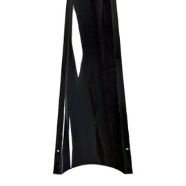 Electriduct Black Stainless Steel Wire Guard Surface Raceway Metal Cord Cover - 58 Inch - Channel Size: 0.95" W x 0.28" H (Small)