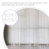 DOITOOL 4PCS Clamp Pull Cordless Roller Blinds Shades Transparent Handle