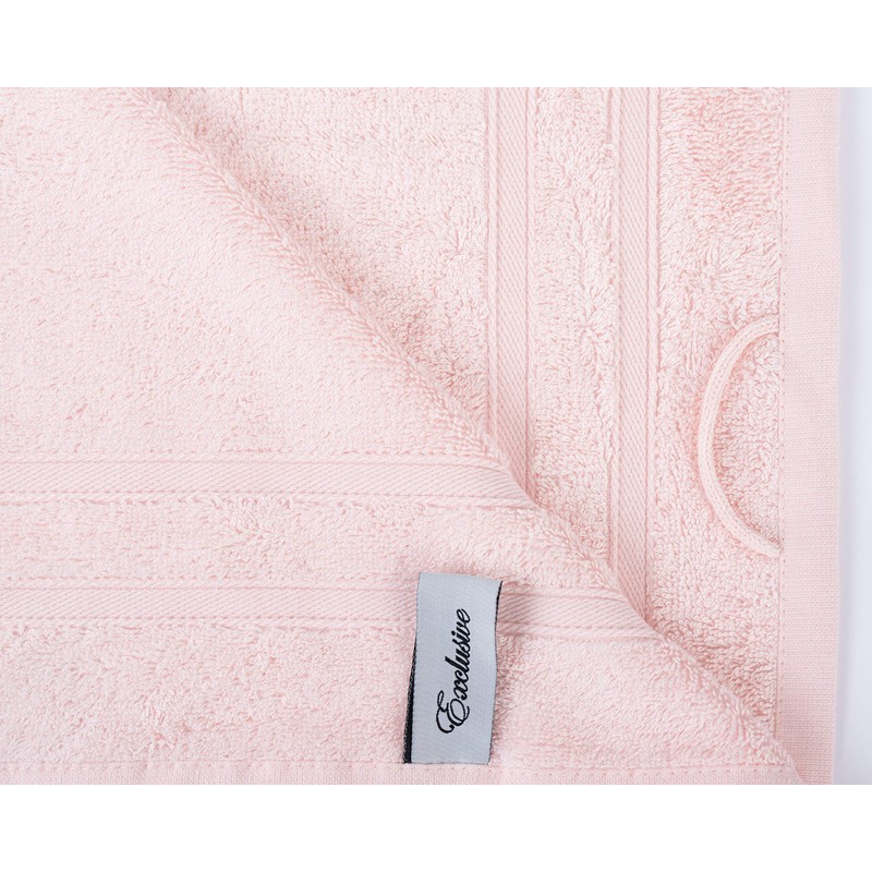 Pack of 8 Guest Towels Rose 50% Bamboo and 50%