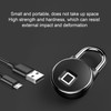 Smart Fingerprint Padlock Compact USB Charging Keyless Padlock for Home