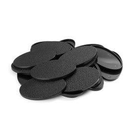 EasyPegs 90 x 52 mm Textured Plastic Oval Bases Wargames Table Top Games 20 Count