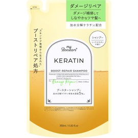 My Boostars 【Keratin Shampoo】 Refill 350ml [Damage Repair] myBoostars