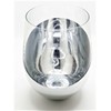 Firewine WINE GLASS - SILVER STEMLESS, Modern Silver Stemless Wine