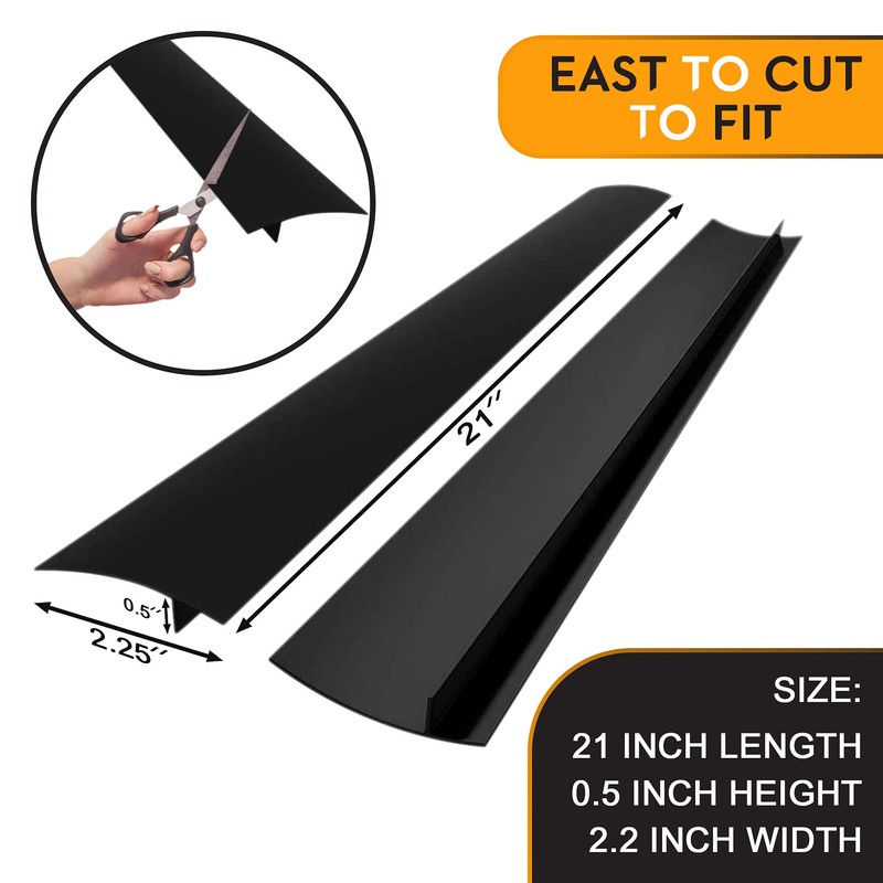 Stove Gap Covers (2 Pack), Heat Resistant and Dishwasher Safe