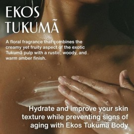 Natura Ekos Tukum Body Lotion 13.5Oz Moisturizer With Hyaluronic Acid Vegan Eco-frie...