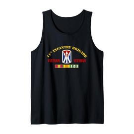 11th Infantry Brigade Vietnam Veteran Veterans Day Papa Xmas Tank Top