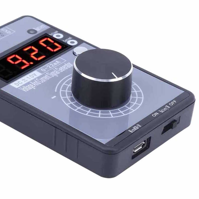 Generador de Señal, 0-22mA 0-10V, Simulador Analógico de Voltaje de