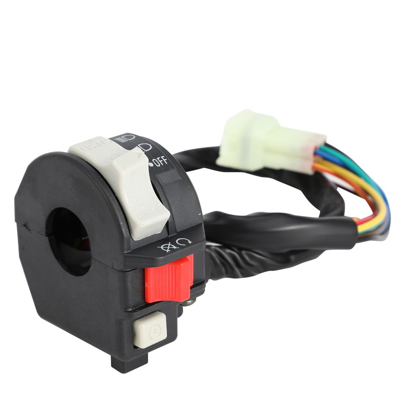 BIUGERCN Motorcycle Switch shutdown button ATV Kill Switch Horn 12v