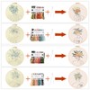 4pcs Embroidery Kit for Beginners, Women and Flower Pattern Embroidery