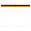 Rhodia 194040C Desk Pad with Weekly Calendar, Linen Spine, 60 Sheets Micro-Perforated, DIN A4+ 29.7 x 22.2 cm, 80 g, Pack of 1