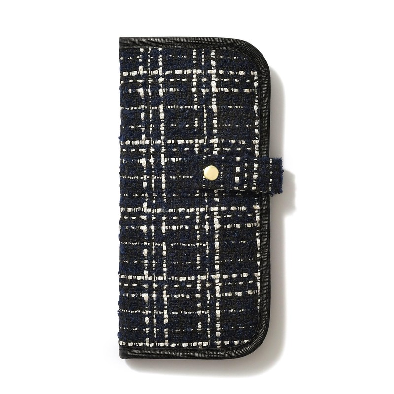 Francfranc Franc Tweed Makeup Brush Set, Black