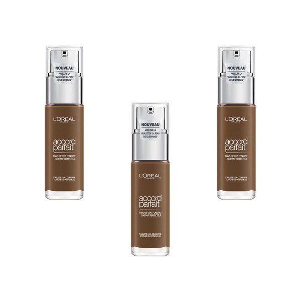 L'Oréal Paris True Match Liquid Foundation 10.C Espresso, Pack of