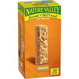Nature Valley Sweet and Salty Granola Bars, Peanut, 30 Bars, 36 OZ