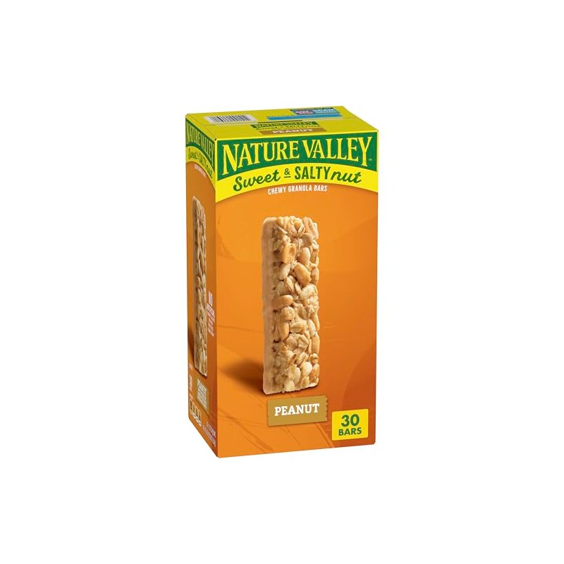 Nature Valley Sweet and Salty Granola Bars, Peanut, 30 Bars,
