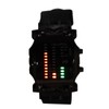 Men's LED Watch Classic Fashion Men's Rectangular Watch with Binary