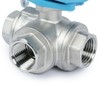 Electric 3 Way Ball Valve - Heavy Duty Multi-Purpose L