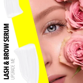 Banana Beauty Brow & Lash Serum Upgrade Me - For Longer, Thicker Eyelashes - Gentle on the Eye Area - Natural Formula - Lash Serum without Hormones - Eyebrow Serum