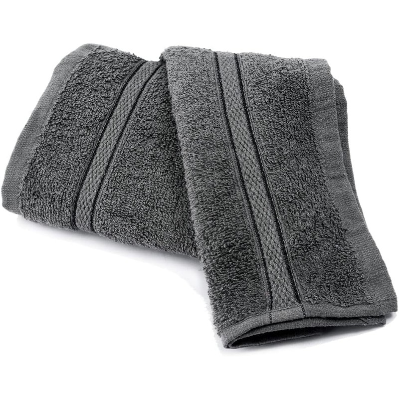 Forever Britain 10x Premium Washcloths Set 100% Cotton Antibacterial Highly