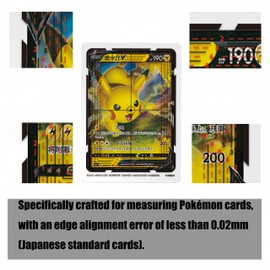 Flinduy Gem Mint Card - Herramienta de clasificación de centrado de tarjetas, medición de grosor de tarjetas deportivas, kit de limpieza de tarjetas, juego de herramientas de inspección detalladas con