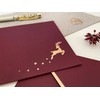 10 Premium Christmas Envelopes, Christmas Envelopes, Hot Foil Finished with