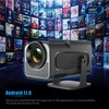HY320 Mini Portable Projector with Android TV 11,Native 1080P Auto