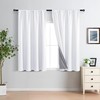 XWZO 100% Blackout Curtains with Tiebacks- 2 Thick Layers Completely