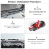 SQQP Carbon Fiber Front & Rear Window Windshield Wiper Arm