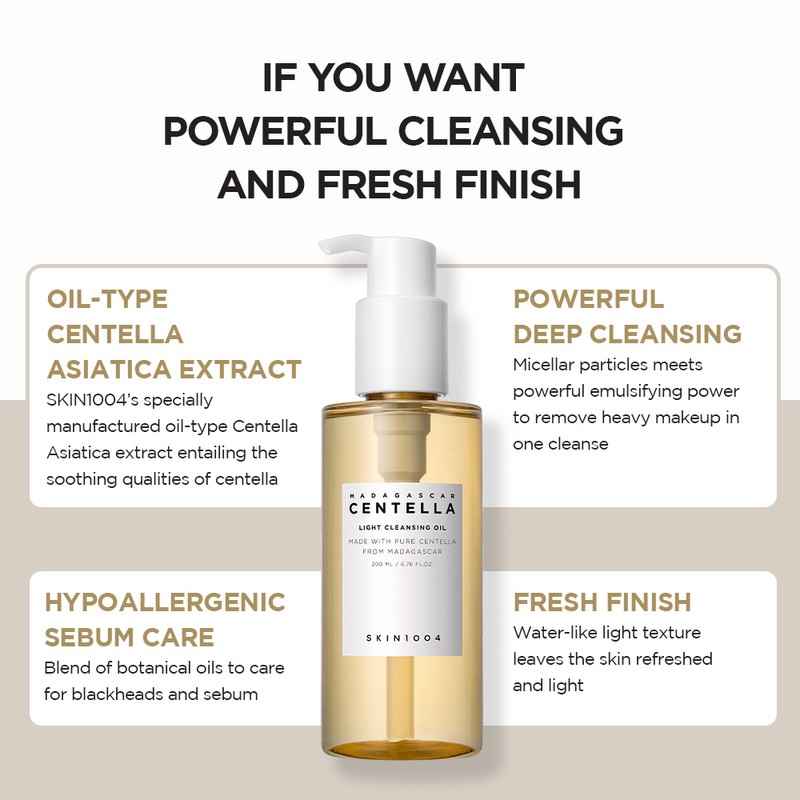 SKIN1004 [SKIN1004]Madagascar Centella Light Cleansing Oil 30ml