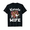 Karate Wife Leopard Heart T-Shirt