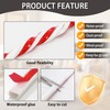 Lunghaa Self-Adhesive Silicone Weatherstripping Door Seal, D-Shaped Weather Strip for