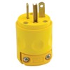 Leviton 20 Amp, 125 Volt Plug, 520PV, Yellow