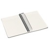 Leitz 44580055 Office Notepad A5 Squared Spiral Bound with Cardboard