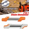 Unbranded 2PCS 2 IN 1 Easy Chainsaw File Chain Sharpener