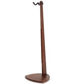 Musbeat Guitar Stand, Acoustic Guitar Stand Floor, Black Walnut Wood Guitar Stand, Single Guitar Holder Stand for Electric Guitar, Banjo, Mandolin, Hanging Guitar Stands for Home Decor Studio Display