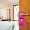Please Disturb Door Hanger Sign -Shejdgart Pink Upside Down Pineapple
