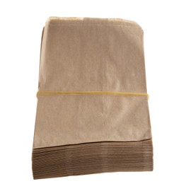 JewelrySupply 100 Kraft Paper Gift Bags 4x6 | Bulk Pack Retail Merchandise Shopping Bags | Jewelry Packaging