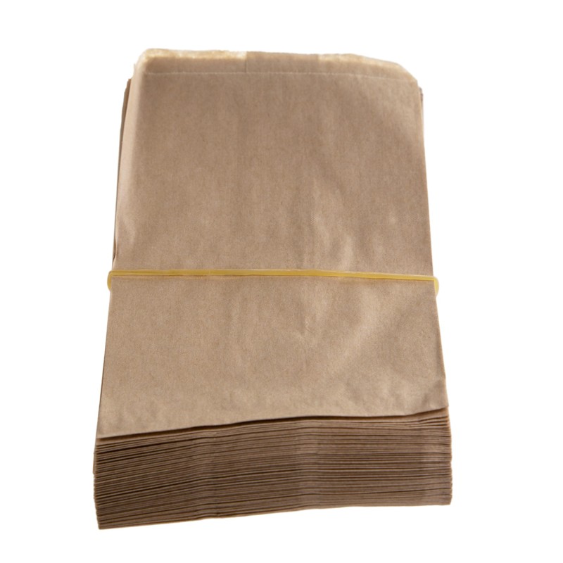 JewelrySupply 100 Kraft Paper Gift Bags 4x6 | Bulk Pack