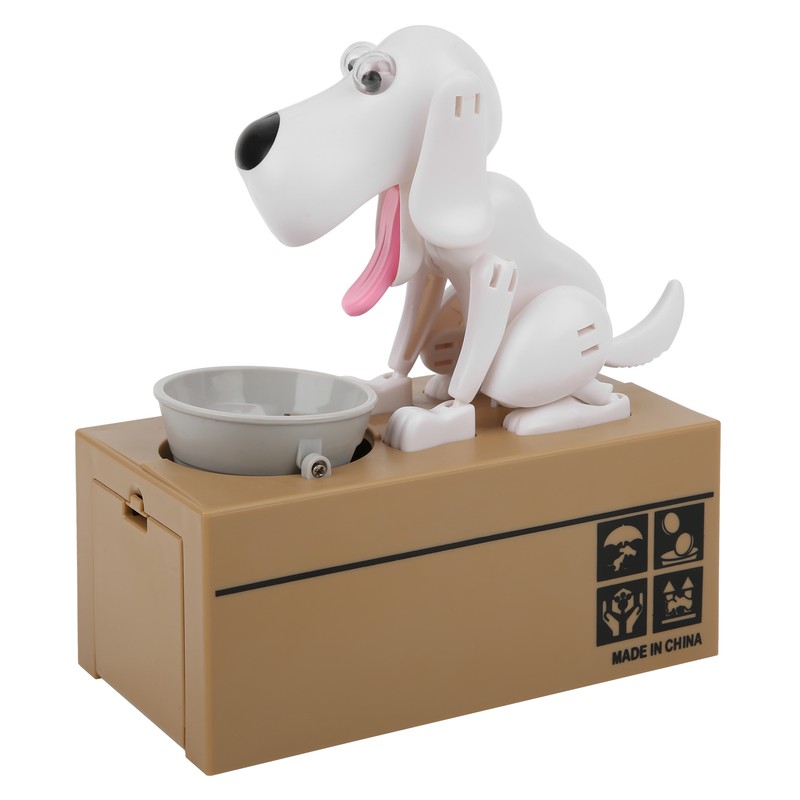 Saving Pot Electronic Money Box Robotic Dog Coin Bank Automatic