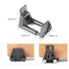 Barn Door Roller Guide, Sliding Door Guide, Black Premium Plastic