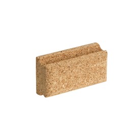 Bosch 2608608587 Hand Sanding Block Made of Cork 70 x 125 mm, Brown