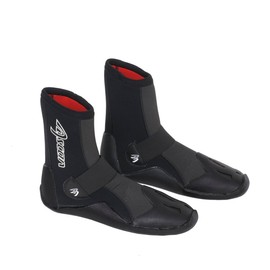 Ascan - Fly (Neoprenboot - 5mm Neopren) - Surfschuhe Neoprenschuhe, Schwarz, 42 EU