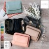 SIMPLING Mini Wallet, Women's, Genuine Leather, Skimming, Compact, Coin Purse,