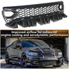 Autrix Front Grille Compatible With 2015-2024 Dodge Charger Non-Widebody