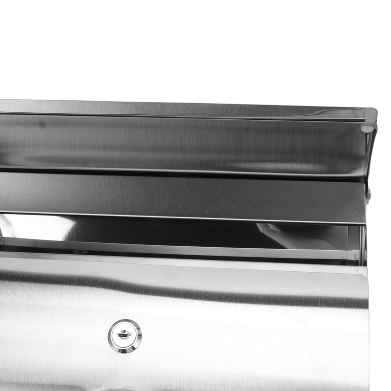 Wall Mount Mailbox, Large Capacity Security Locking Mailbox for Outside,