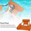 Inflatable Floating Row Backrest Inflatable Floating Bed Durable Portable Water