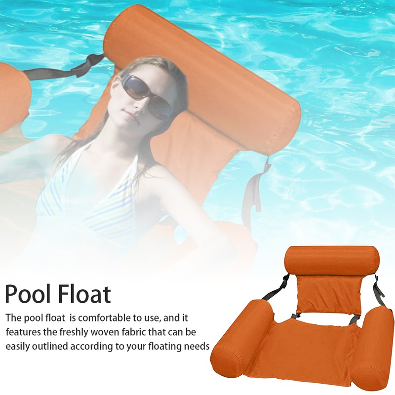 Inflatable Floating Row Backrest Inflatable Floating Bed Durable Portable Water