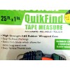 Pittsburgh 25 ft. X 1 in. Quickfind tape measure rubber